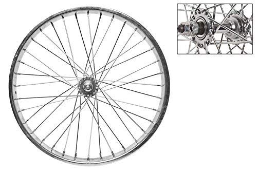 Wheel Master Front Bicycle Wheel, 20 x 2.125, 36H, Steel, Bolt On, Silver by WheelMaster