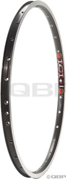 SunRingle Sun ICI-1 24x1-1/8, 28 Holes presta valve rim, black