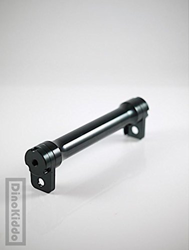 Black CNC Easy wheel extender for Brompton Folding Bike - Dino Kiddo