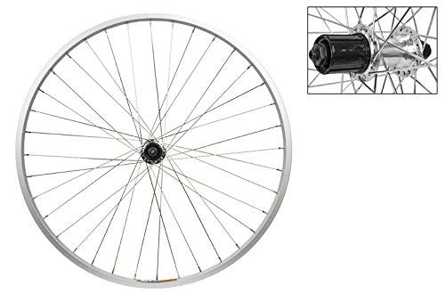 Wheel master Rear Bicycle Wheel 26 x 1.5 36H, Alloy, Quick Release, Silver, Shimano 8 speed Hub