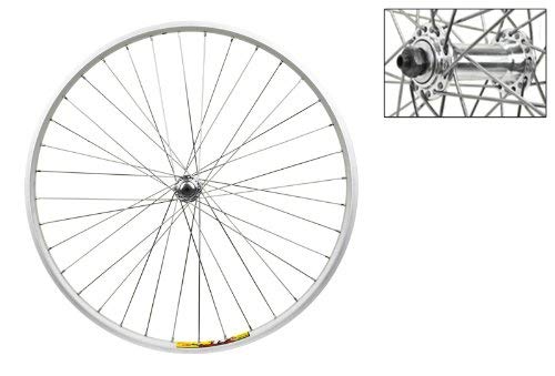 Wheel Front 26 x 1.5, WEI-ZAC19, Silver, QR Alloy Silver Hub, 14g SS Spokes, 36H