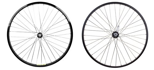 Flying Horse Heavy Duty 12 Gauge Coaster Brake Front and Rear 26” x 1.5” Bicycle Rim Set – Gas Bike HD Rim Upgrade (Black)