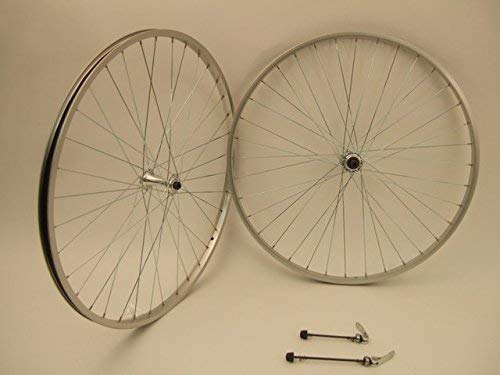 Economy 27 27 Inch Aluminum Alloy Road Wheels For Thread On Freewheel Multi Speed Front and Rear Pair