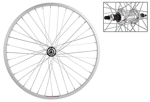 Wheel Master Rear Bicycle Wheel 24 x 1.5-1.75 36H, Alloy, Bolt On, Silver