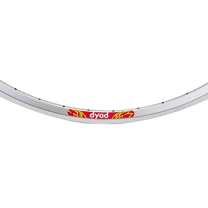 Velocity Dyad Rim, 40h, 700c, Silver MSW