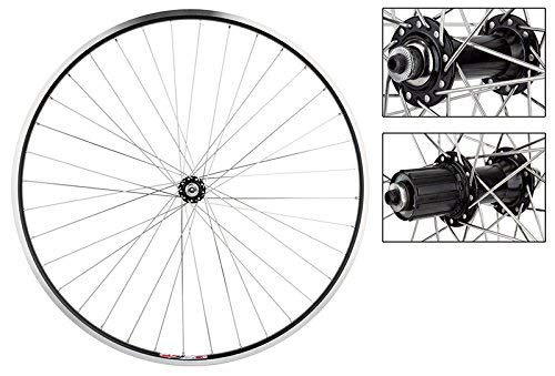 WheelMaster Rear Bicycle Wheel, 700 ALEX R450 BK MSW 32 2400 BK 130mm DTI2.0BK