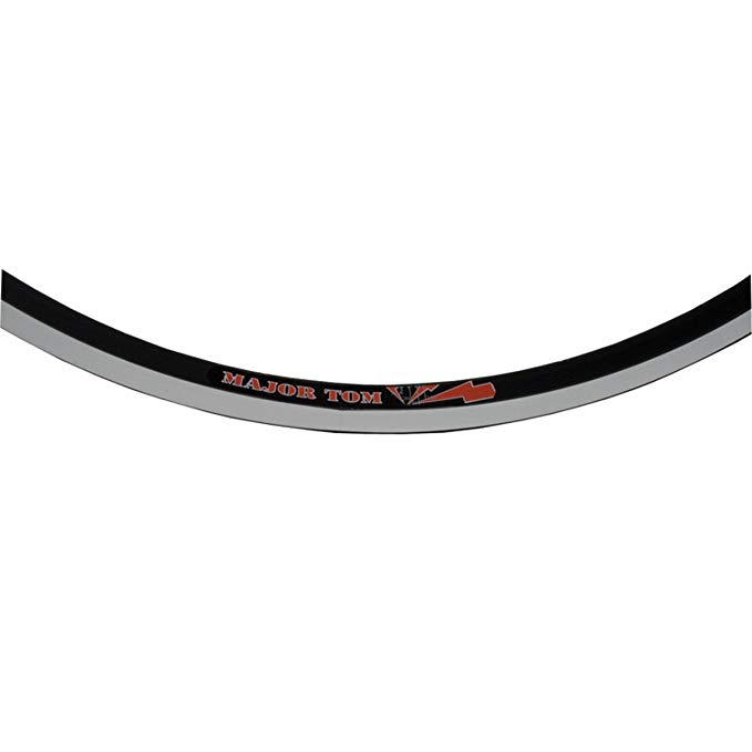 Velocity Major Tom Tubular 28h, Black with Machined Side Wall