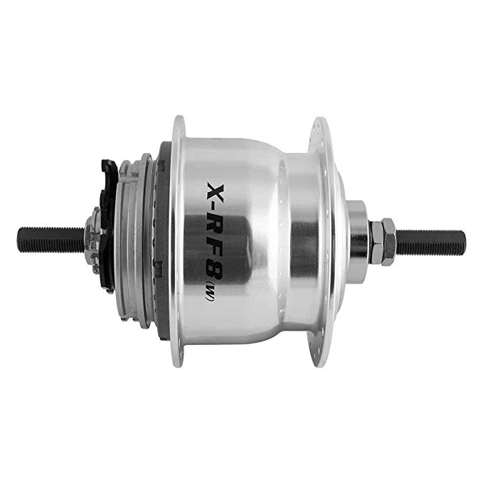 Sturmey Archer S80 8Spd hub 36h, Silver, w/o brake.