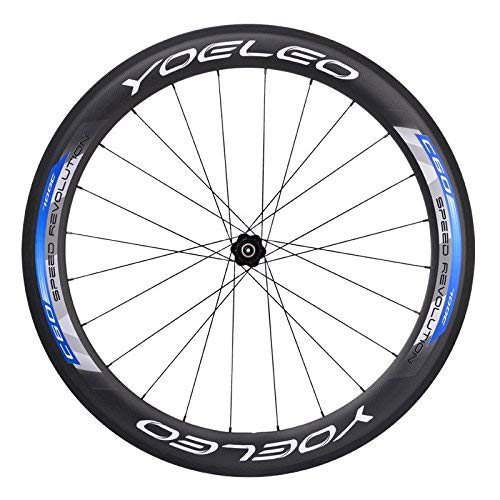 Yoeleo Carbon Bicycle Wheels SAT C60 Blue Clincher Road PRO 700C Bike Wheelset