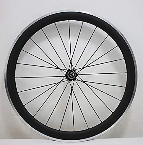 Hongtan 50mm Clincher Wheelset Carbon with Aluminum Braking Surface Road Bike Rear wheels