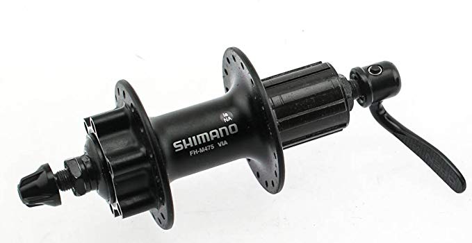 SHIMANO DEORE FH-M475 Rear Bike Hub QR 32 Hole 6 Bolt Disc Black Alloy NEW