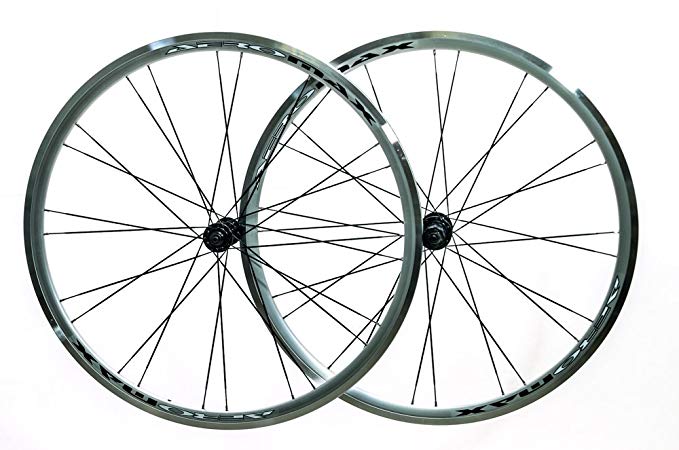 AEROMAX 700c Road Comp Silver Road Bike Wheelset Clincher Shimano/SRAM 7-11s NEW