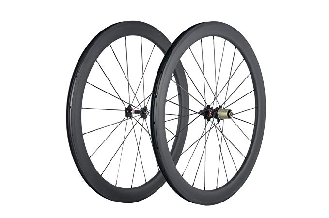 Superteam Carbon Fiber Clincher Road Bike Wheelset 700C25 Matt Finish 1 Pair