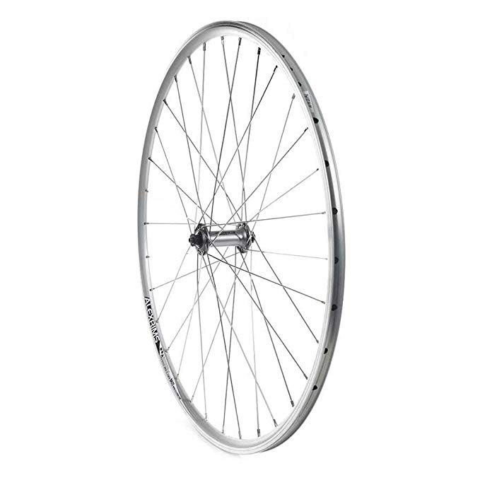 The Wheel Shop Alex DA-22 700c HB-2400 Stainless Spoke Quick Release Bicycle Wheel (Silver - Front 700c 32 Spoke)