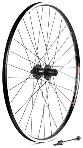 Sta-Tru Black Shimano Deore M525 6-Bolt Disc 8-9-10 Speed Cassette Hub Rear Wheel (29Er/700C)