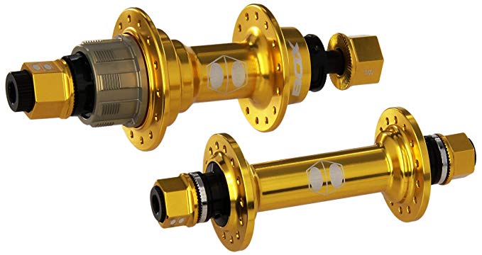 Cycle Group BX-HU14H1028-GD Box Harmonic Mini 28 Hole Hub Set, Gold