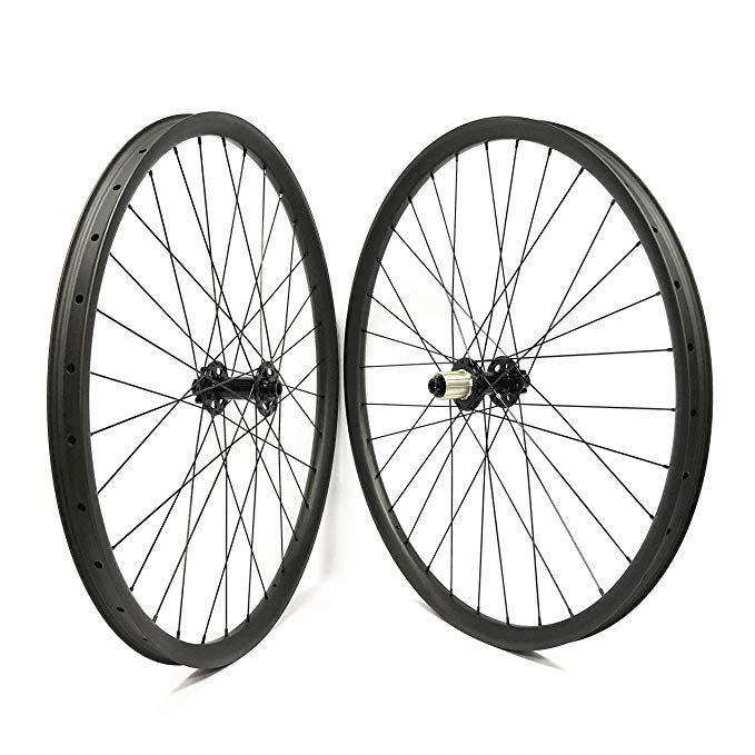 HULKSPORTS 29er Carbon MTB Wheelset Mountain Bike Bicycle Rim 29inch Carbon Wheels with Powerway M81 Hubs