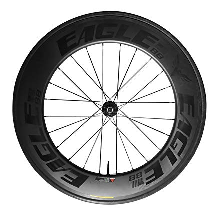 Eagle Lightweight Carbon Fiber Clincher Wheelset in Black for Cycling - DT Swiss 240/Eagle 280 Hubs - Free Conti Tires